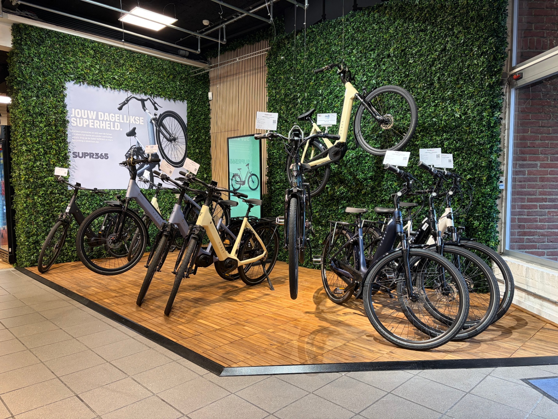 E-bikes in onze showroom